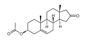 (3S,8S,9S,10R,13R,14S)-10,13-dimethyl-16-oxo-2,3,4,7,8,9,10,11,12,13,14,15,16,17-tetradecahydro-1H-cyclopenta[a]phenanthren-3-yl acetate结构式