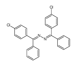 bis-(4-chloro-benzhydrylidene)-hydrazine结构式