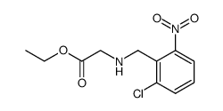 N-[(2-Chloro-6-nitrophenyl)Methyl]glycine Ethyl Ester Structure