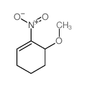Cyclohexene, 6-methoxy-1-nitro-结构式