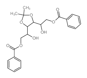 [2-[5-(2-benzoyloxy-1-hydroxy-ethyl)-2,2-dimethyl-1,3-dioxolan-4-yl]-2-hydroxy-ethyl] benzoate Structure