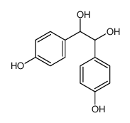 1,2-Bis(4-hydroxyphenyl)ethane-1,2-diol Structure