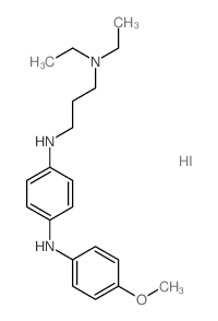 1,4-Benzenediamine,N1-[3-(diethylamino)propyl]-N4-(4-methoxyphenyl)-, hydriodide (1:2) picture