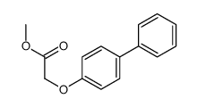 methyl 2-(4-phenylphenoxy)acetate Structure