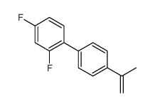 2,4-difluoro-1-(4-prop-1-en-2-ylphenyl)benzene结构式