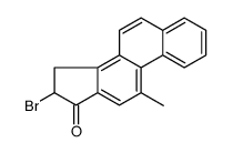 16-bromo-11-methyl-15,16-dihydrocyclopenta[a]phenanthren-17-one Structure