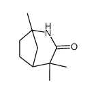 1,4,4-trimethyl-2-aza-bicyclo[3.2.1]octan-3-one Structure
