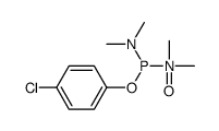 N-[(4-chlorophenoxy)-(dimethylamino)phosphanyl]-N-methylmethanamine oxide Structure