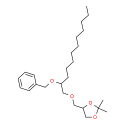 2,2-Dimethyl-4-[[[2-(phenylmethoxy)dodecyl]oxy]methyl]-1,3-dioxolane Structure