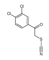 [2-(3,4-dichlorophenyl)-2-oxoethyl] thiocyanate结构式