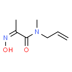Propanamide, 2-(hydroxyimino)-N-methyl-N-2-propenyl-, (2Z)- (9CI) structure