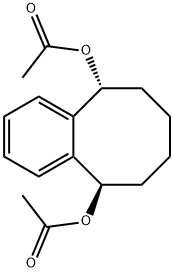 (5R,10R)-5,6,7,8,9,10-Hexahydro-5,10-benzocyclooctenediol diacetate结构式