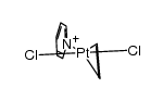 trans-PtCl2(pyridine)(η2-ethylene)结构式