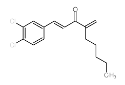 1-(3,4-dichlorophenyl)-4-methylidene-non-1-en-3-one picture