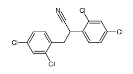 2,3-bis(2,4-dichlorophenyl)propanenitrile结构式