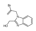 [1-(2-bromoprop-2-enyl)benzimidazol-2-yl]methanol Structure