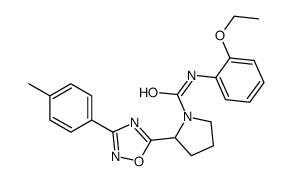 N-(2-ethoxyphenyl)-2-[3-(4-methylphenyl)-1,2,4-oxadiazol-5-yl]pyrrolidine-1-carboxamide Structure