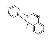 3,4-dimethyl-4-phenylquinazoline结构式