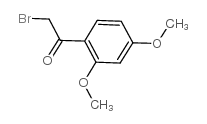 2-bromo-2',4'-dimethoxyacetophenone structure