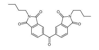 2-butyl-5-(2-butyl-1,3-dioxoisoindole-5-carbonyl)isoindole-1,3-dione结构式