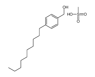 (4-decylphenyl)methanol,methanesulfonic acid Structure