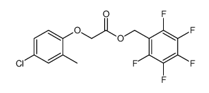 2-(4-chloro-2-methyl-phenoxy)-acetic acid 2,3,4,5,6-pentafluoro-benzylester结构式