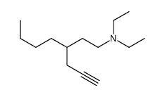 N,N-diethyl-3-prop-2-ynylheptan-1-amine结构式