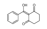 2-[hydroxy(phenyl)methylidene]cyclohexane-1,3-dione结构式