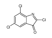2,5,7-trichloro-3-pseudoindolone structure