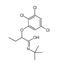 N-tert-butyl-2-(2,3,5-trichlorophenoxy)butanamide结构式