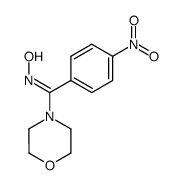 (E)-morpholino-p-nitrobenzamidoxime结构式