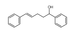 (E)-1,5-diphenylpent-4-en-1-ol结构式