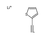 lithium,2-ethynylthiophene Structure