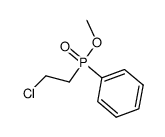 Phenyl-(2-chlor-ethyl)-phosphinsaeure-methylester Structure