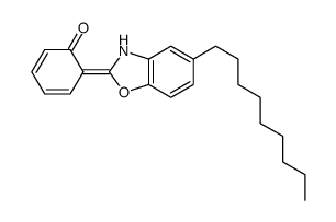 6-(5-nonyl-3H-1,3-benzoxazol-2-ylidene)cyclohexa-2,4-dien-1-one Structure