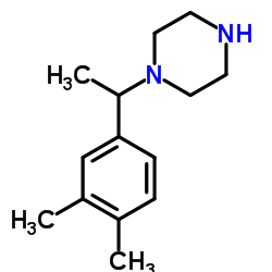 1-[1-(3,4-DIMETHYL-PHENYL)-ETHYL]-PIPERAZINE Structure