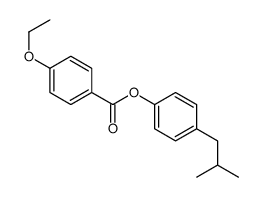 [4-(2-methylpropyl)phenyl] 4-ethoxybenzoate Structure