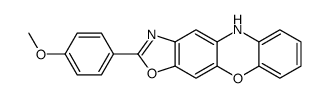 2-(4-methoxyphenyl)-5H-[1,3]oxazolo[4,5-b]phenoxazine Structure