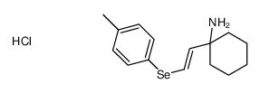 1-[2-(4-methylphenyl)selanylethenyl]cyclohexan-1-amine,hydrochloride结构式
