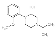 1-(2-methoxyphenyl)-4-propan-2-yl-piperazine结构式