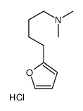 4-(furan-2-yl)butyl-dimethylazanium,chloride Structure