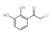 2-氯-1-(2,3-二羟基苯基)乙酮结构式