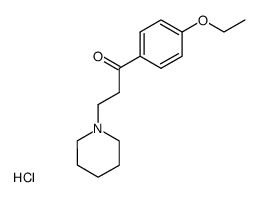 1-(4-ethoxy-phenyl)-3-piperidino-propan-1-one, hydrochloride Structure