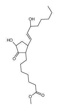 methyl 7-[(1R,3S,5R)-3-hydroxy-5-[(E,3S)-3-hydroxyoct-1-enyl]-2-oxocyclopentyl]heptanoate结构式