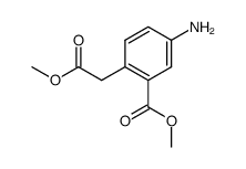 2-methoxycarbonylmethyl-5-amino-benzoic acid methyl ester Structure