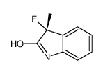 2H-Indol-2-one,3-fluoro-1,3-dihydro-3-methyl-,(3R)-(9CI) structure