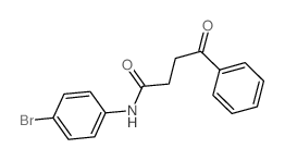 N-(4-bromophenyl)-4-oxo-4-phenyl-butanamide Structure