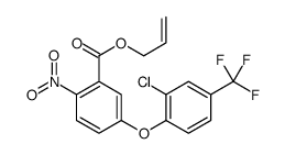 prop-2-enyl 5-[2-chloro-4-(trifluoromethyl)phenoxy]-2-nitrobenzoate结构式