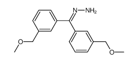 3,3'-Bis-(methoxymethyl)-benzophenonhydrazon结构式