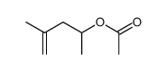 4-Methyl-4-penten-2-ol acetate结构式